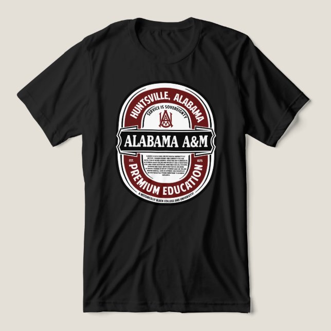 ALABAMA A&M PREMIUM EDUCATION Tri-Blend SHIRT (Design Front)