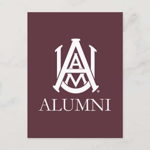 Alabama AM University Alumni Invitation Postcard