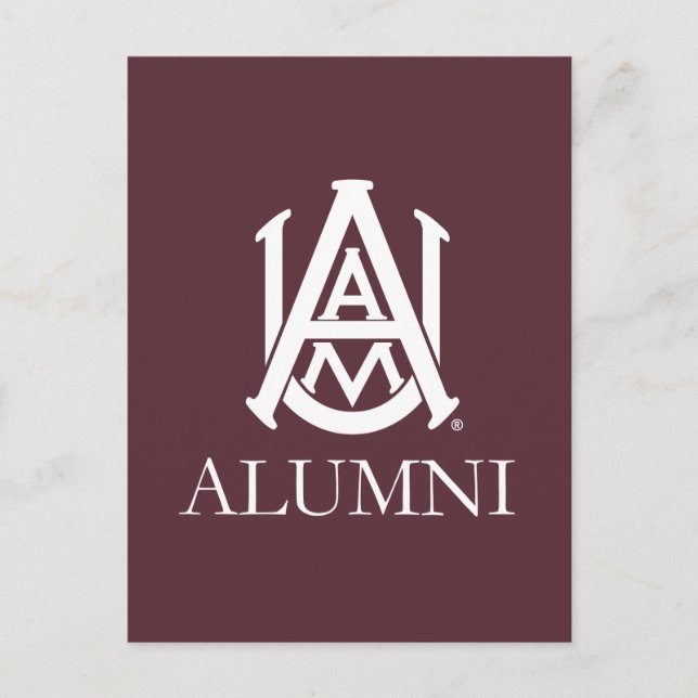 Alabama A&M University Alumni Invitation Postcard (Front)