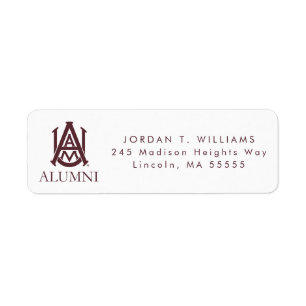 Alabama A&M University Alumni Label