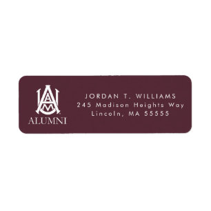 Alabama A&M University Alumni Label