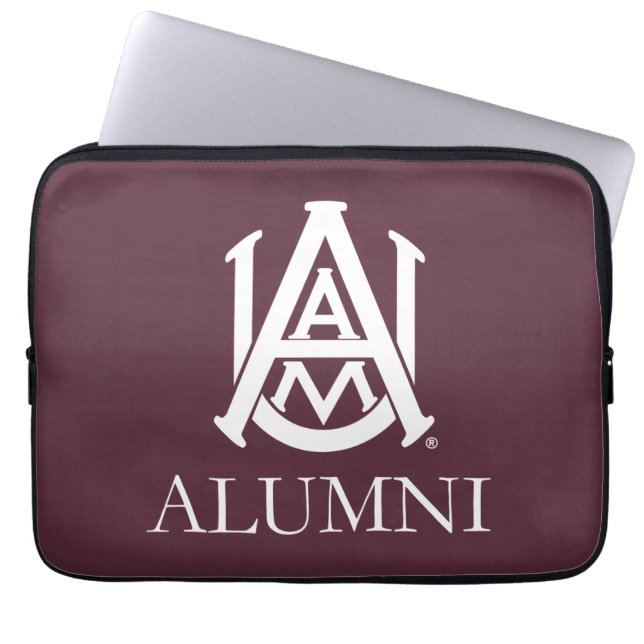 Alabama A&M University Alumni Laptop Sleeve (Front)