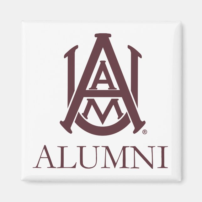 Alabama A&M University Alumni Magnet (Front)