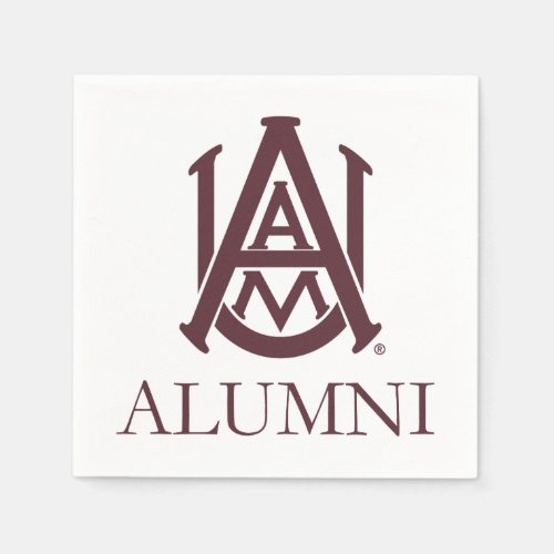 Alabama AM University Alumni Napkins