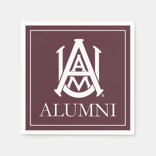 Alabama A&M University Alumni Napkins (Front)