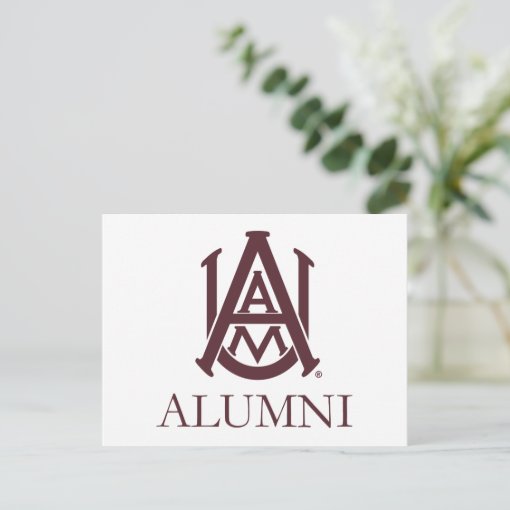 Alabama A&M University Alumni Postcard | Zazzle