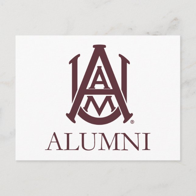 Alabama A&M University Alumni Postcard (Front)