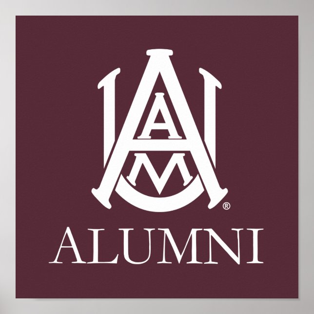 Alabama A&M University Alumni Poster (Front)