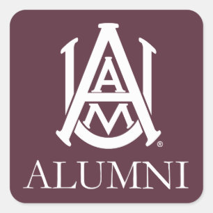 Alabama A&M University Alumni Square Sticker