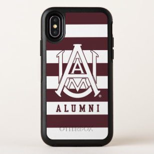Alabama A&M University Alumni Stripes OtterBox Symmetry iPhone XS Case