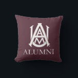Alabama A&M University Alumni Throw Pillow<br><div class="desc">Check out these Alabama A&M designs! Show off your AAMU pride with these new University products. These make the perfect gifts for the A&M student,  alumni,  family,  friend or fan in your life. All of these Zazzle products are customizable with your name,  class year,  or club. Go bulldogs!</div>