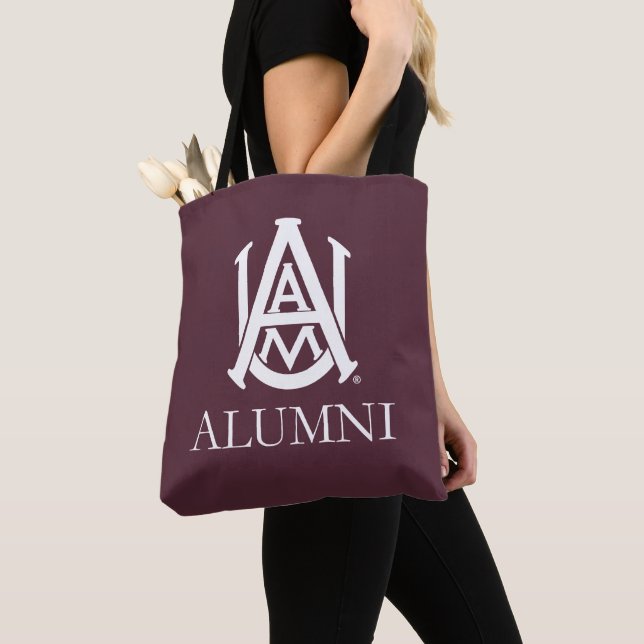 Alabama A&M University Alumni Tote Bag (Close Up)