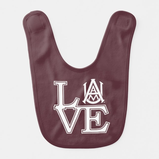 Alabama A&M University Baby Bib (Front)