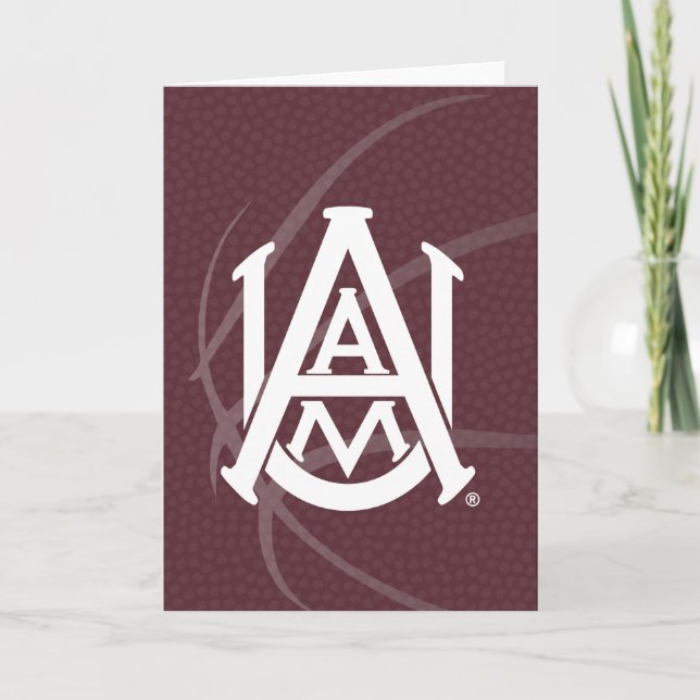 Alabama A&M University Basketball Card (Front)