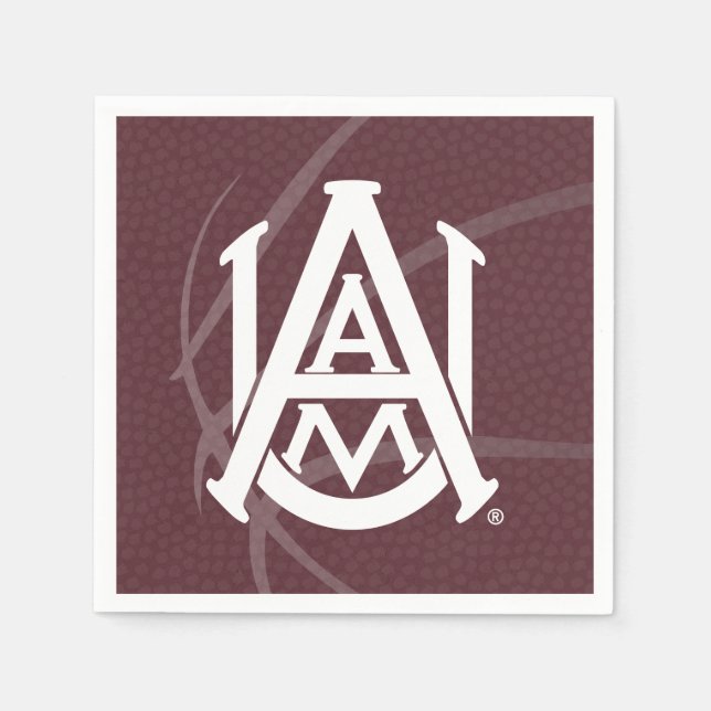 Alabama A&M University Basketball Napkins (Front)