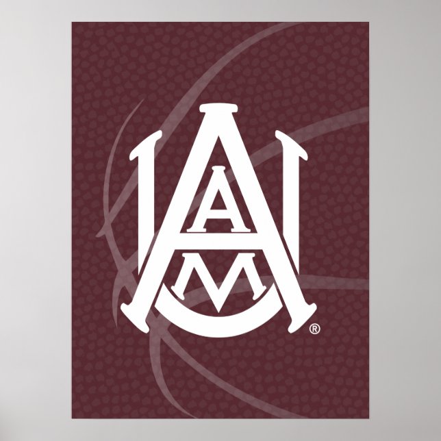 Alabama A&M University Basketball Poster (Front)