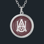 Alabama A&M University Basketball Silver Plated Necklace<br><div class="desc">Check out these Alabama A&M designs! Show off your AAMU pride with these new University products. These make the perfect gifts for the A&M student,  alumni,  family,  friend or fan in your life. All of these Zazzle products are customizable with your name,  class year,  or club. Go bulldogs!</div>