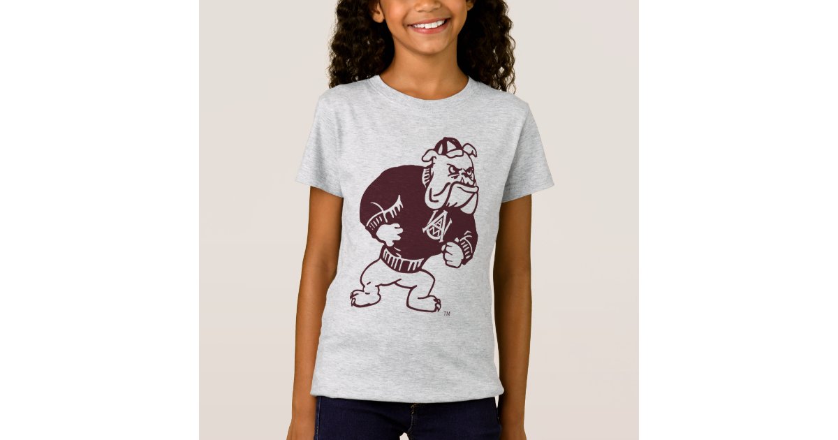 Alabama A M University Bull Dog T Shirt Zazzle Com