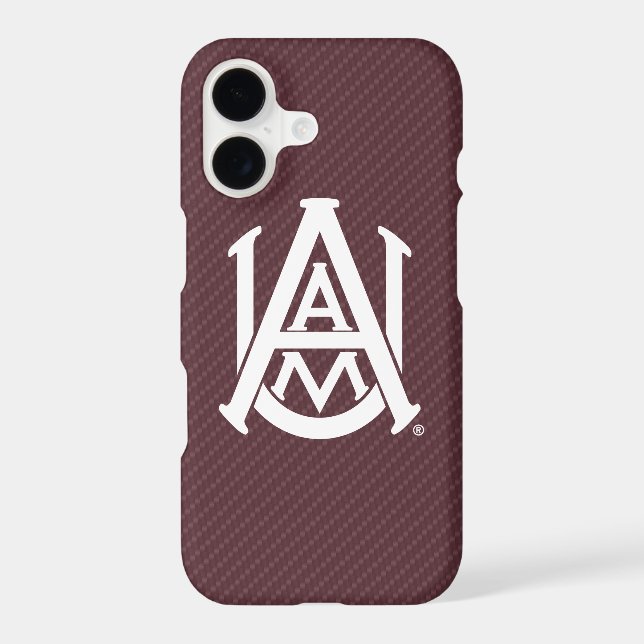 Alabama A&M University Carbon Fiber Case-Mate iPhone Case (Back)