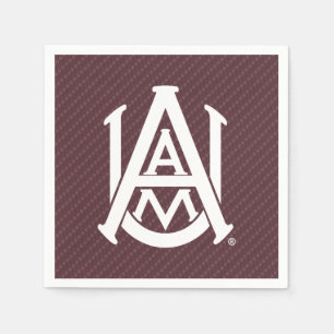 Alabama A&M University Carbon Fiber Napkins