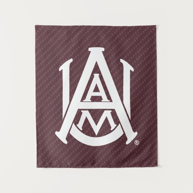 Alabama A&M University Carbon Fiber Tapestry (Front)