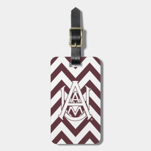 Alabama A&M University Chevron Luggage Tag