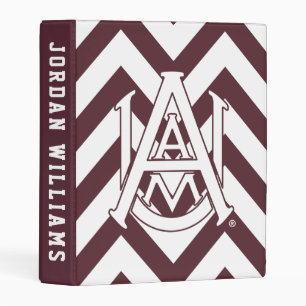 Alabama A&M University Chevron Mini Binder