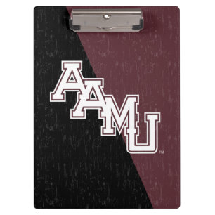 Alabama A&M University Color Block Distressed Clipboard