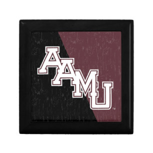 Alabama A&M University Color Block Distressed Gift Box