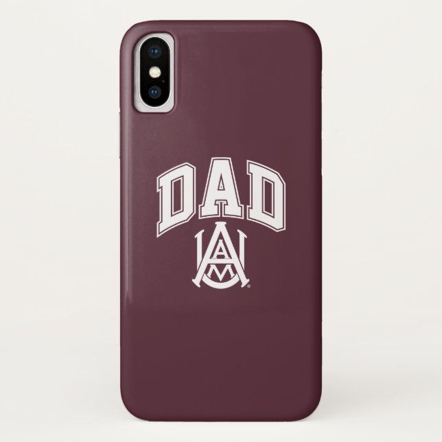 Alabama A&M University Dad Case-Mate iPhone Case (Back)