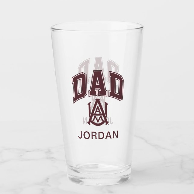 Alabama A&M University Dad Glass (Front)