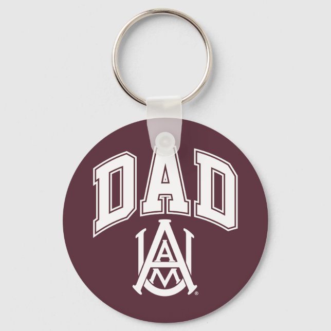Alabama A&M University Dad Keychain (Front)
