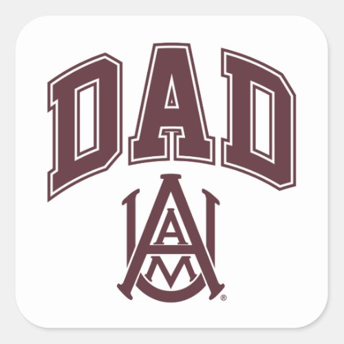 Alabama AM University Dad Square Sticker