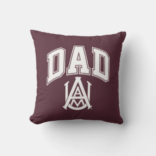 Alabama A&M University Dad Throw Pillow
