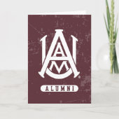 Alabama A&M University Distressed Card | Zazzle