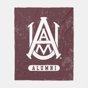Alabama A&M University Distressed Fleece Blanket