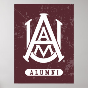 Alabama A&M University Distressed Poster