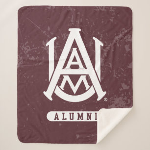 Alabama A&M University Distressed Sherpa Blanket