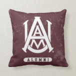 Alabama A&M University Distressed Throw Pillow<br><div class="desc">Check out these Alabama A&M designs! Show off your AAMU pride with these new University products. These make the perfect gifts for the A&M student,  alumni,  family,  friend or fan in your life. All of these Zazzle products are customizable with your name,  class year,  or club. Go bulldogs!</div>