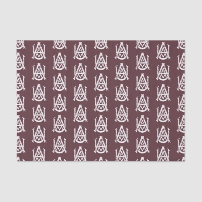 Alabama A&M University Distressed Tissue Paper (Front)