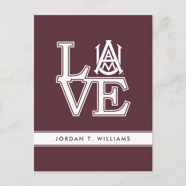 Alabama A&M University Invitation Postcard (Front)