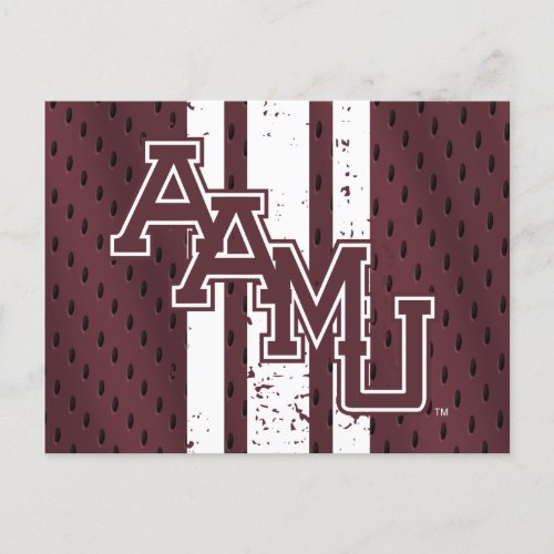 Alabama AM University Jersey Invitation Postcard