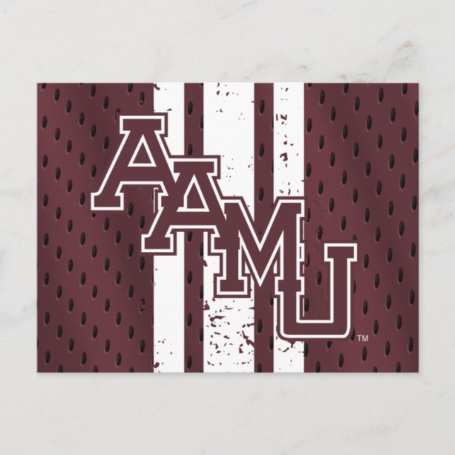 Alabama A&M University Jersey Invitation Postcard (Front)