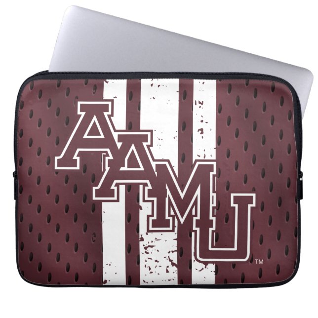 Alabama A&M University Jersey Laptop Sleeve (Front)