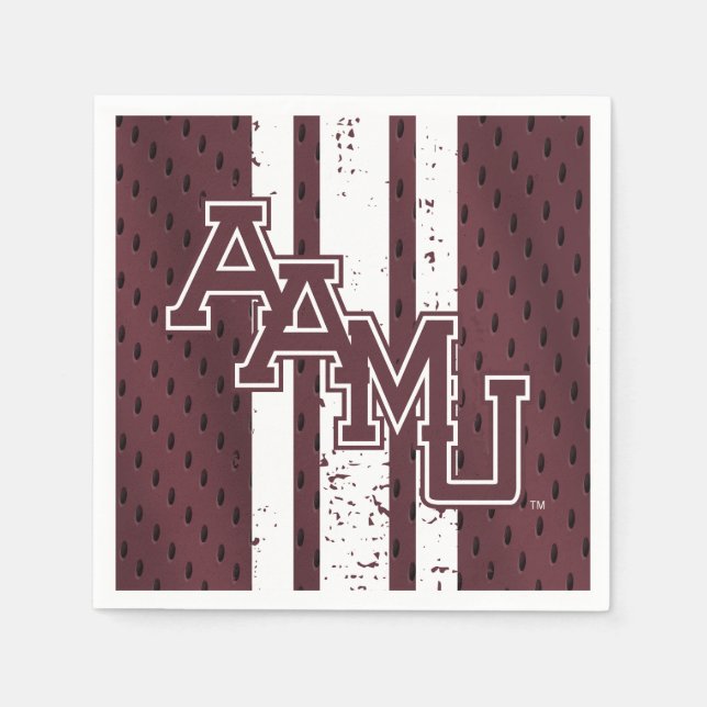Alabama A&M University Jersey Napkins (Front)