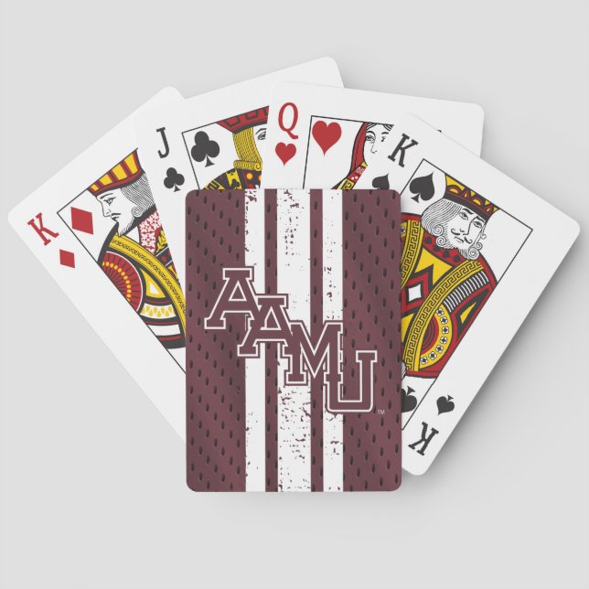 Alabama A&M University Jersey Poker Cards (Back)