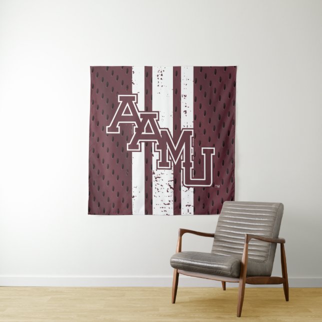 Alabama A&M University Jersey Tapestry (In Situ)