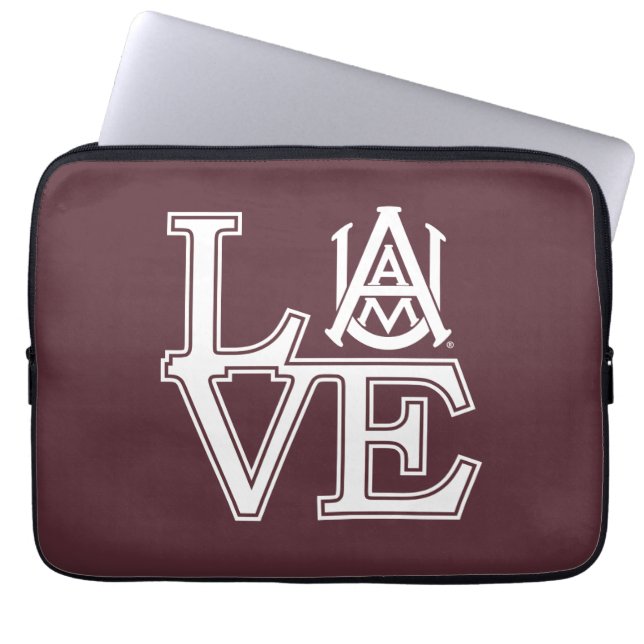 Alabama A&M University Laptop Sleeve (Front)