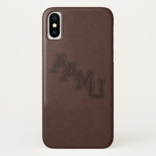 Alabama A&M University Leather iPhone X Case