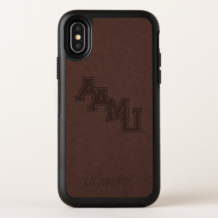 Alabama A&M University Leather OtterBox Symmetry iPhone X Case